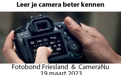 Leer je camera beter kennen – bijeenkomst